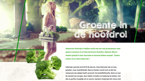 Bladzijde uit het magazine voor de KHN