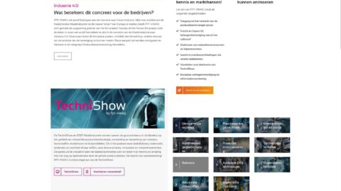 Overzicht van de website van FPT-VIMAG