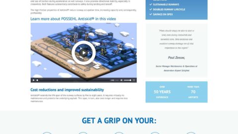 Website overzicht met de nieuwe huisstijl