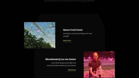 Overzicht van de website in nieuwe huisstijl