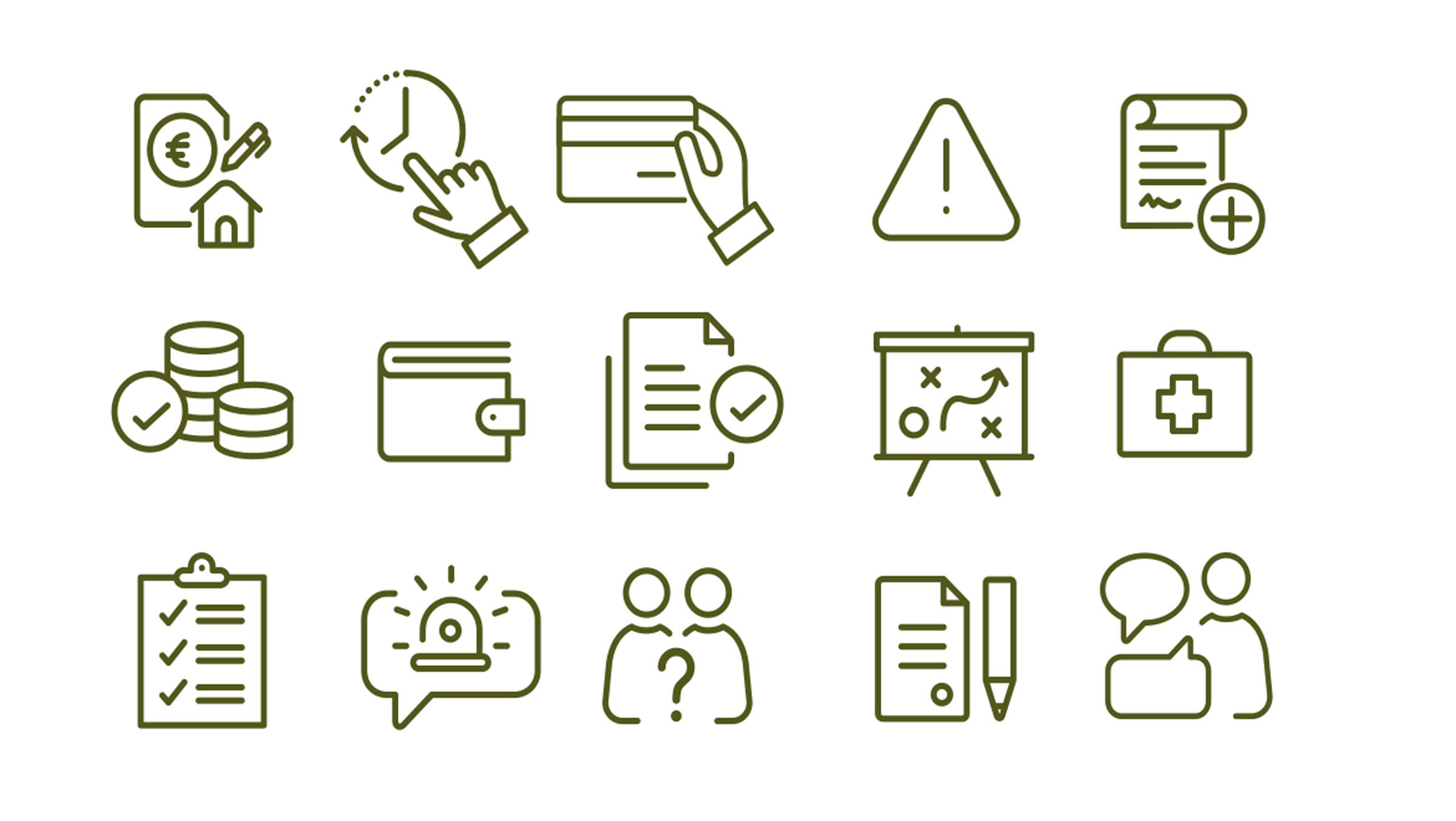 Icons in nieuwe stijl