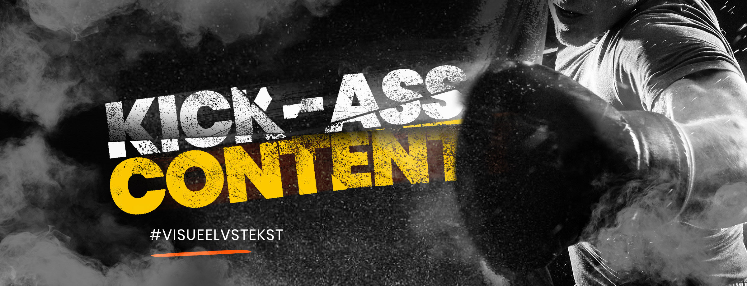kick ass content mix visueel tekst