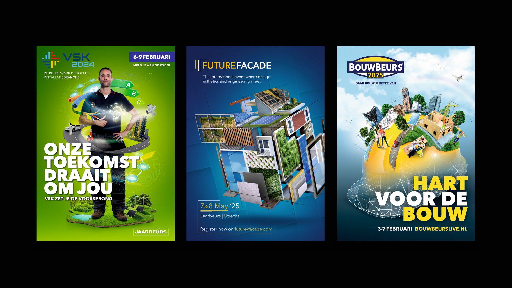 Out of home beelden - posters van de campagne