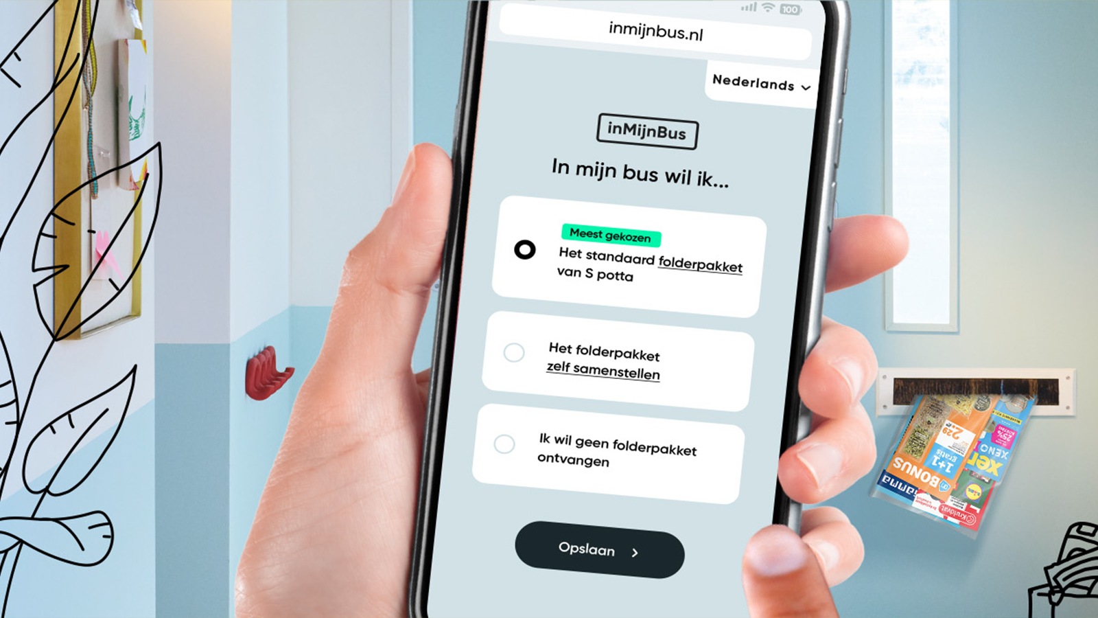 Telefoon campagnebeeld Spotta
