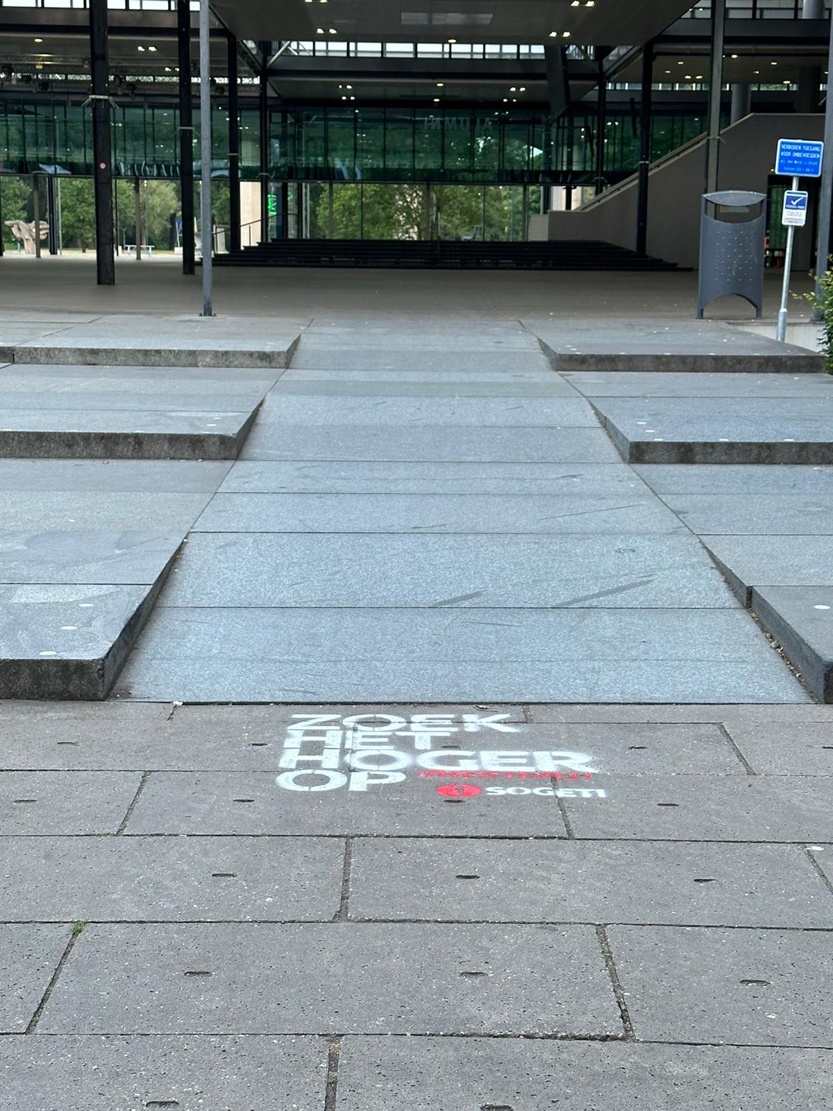 Sogeti weg belettering