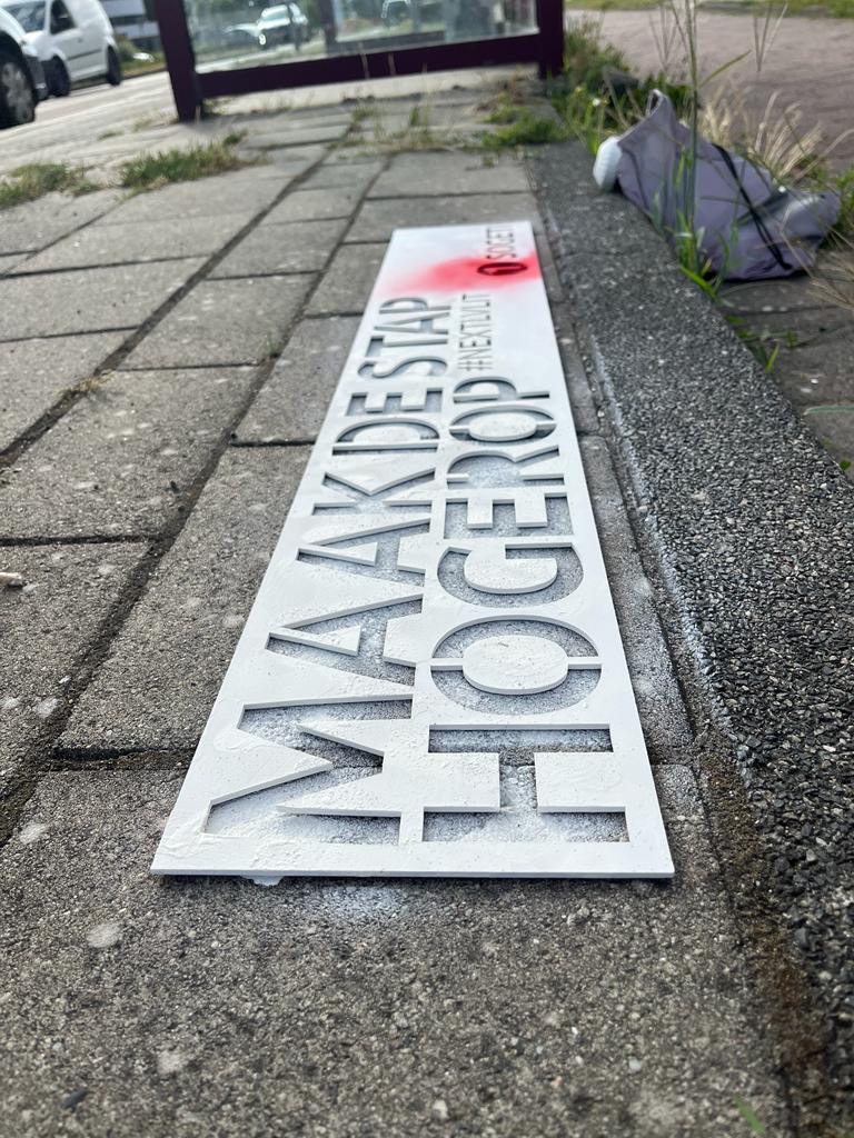 Sogeti weg belettering