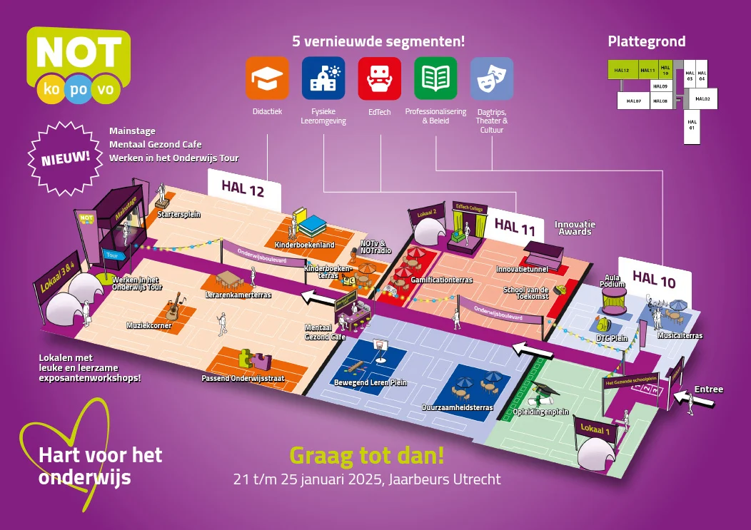 NOT Jaarbeurs Plattegrond