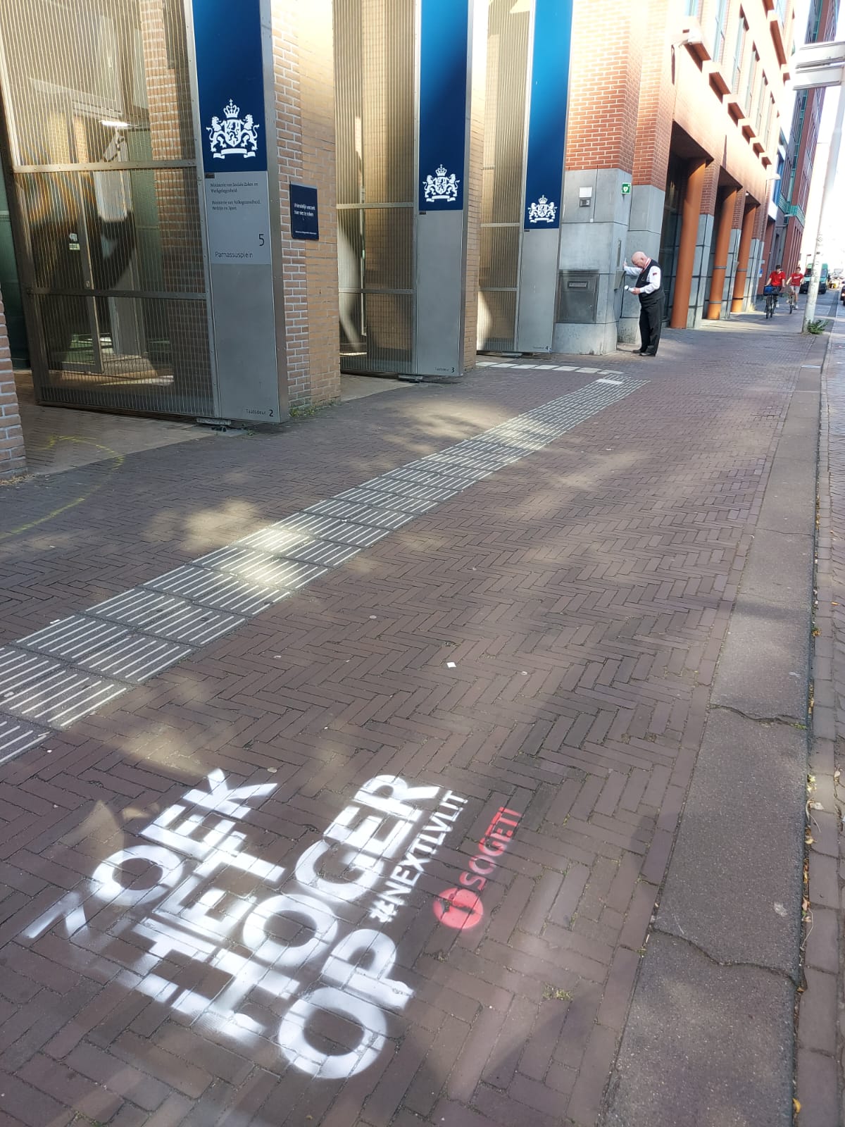 Sogeti weg belettering winkelstraat