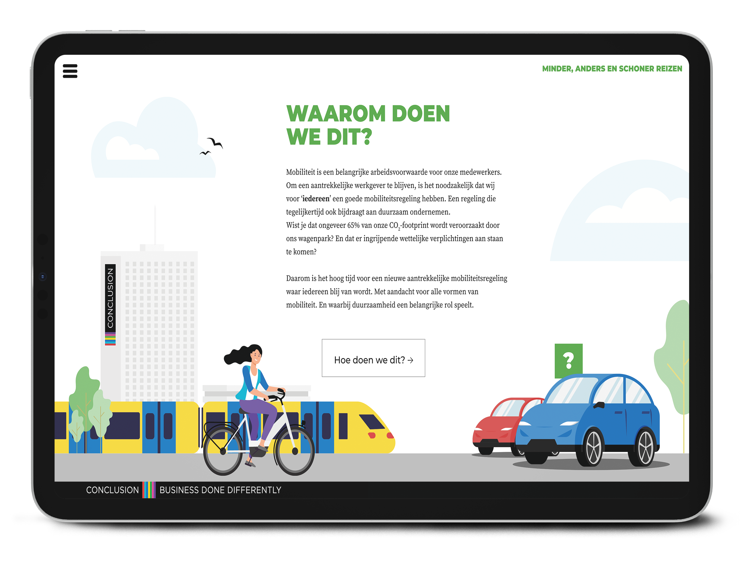 Conclusion Mobiliteitscampagne mockup tehttps://brutcommunicatie.nl/wp-content/uploads/2026/05/Mockup-ipad.pngst