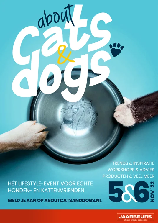 cats and dogs poster jaarbeurs