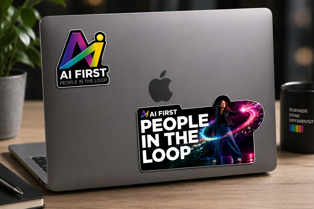 laptop stickers Ai First conclusion